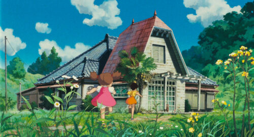 Satsuki Mei My Neighbor Totoro Country House Exterior Wallpaper